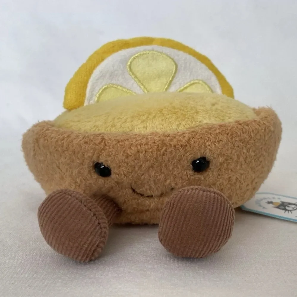 Jellycat COLLETTE TARTE AUX CITRON PARIS EXCLUSIVE Bag Pin Stickers NEW! - Picture 2 of 13